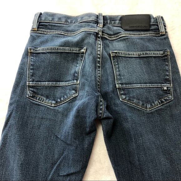 DC Shoe Co Dark Wash Straight Jeans 28 - Picture 5 of 13